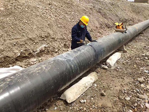 鎂陽極施工現(xiàn)場